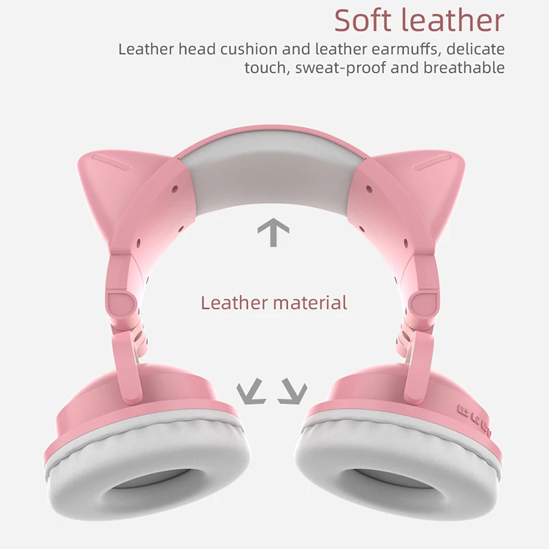 ZW068 Słuchawki Bluetooth LED  – Cat Ear Bluetooth Headset Led recenzja i cena
