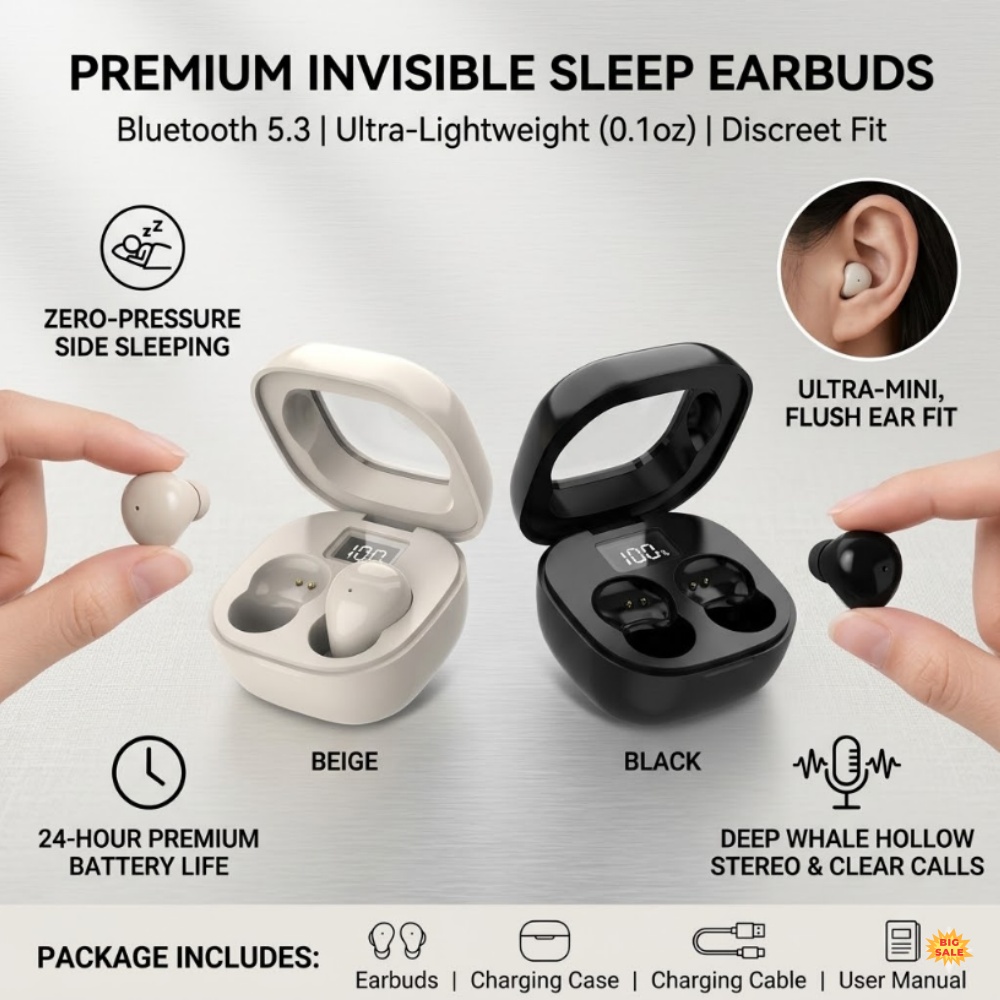 Ultra-małe bezprzewodowe słuch – Sleep Mask Headphones Bluetooth recenzja i cena