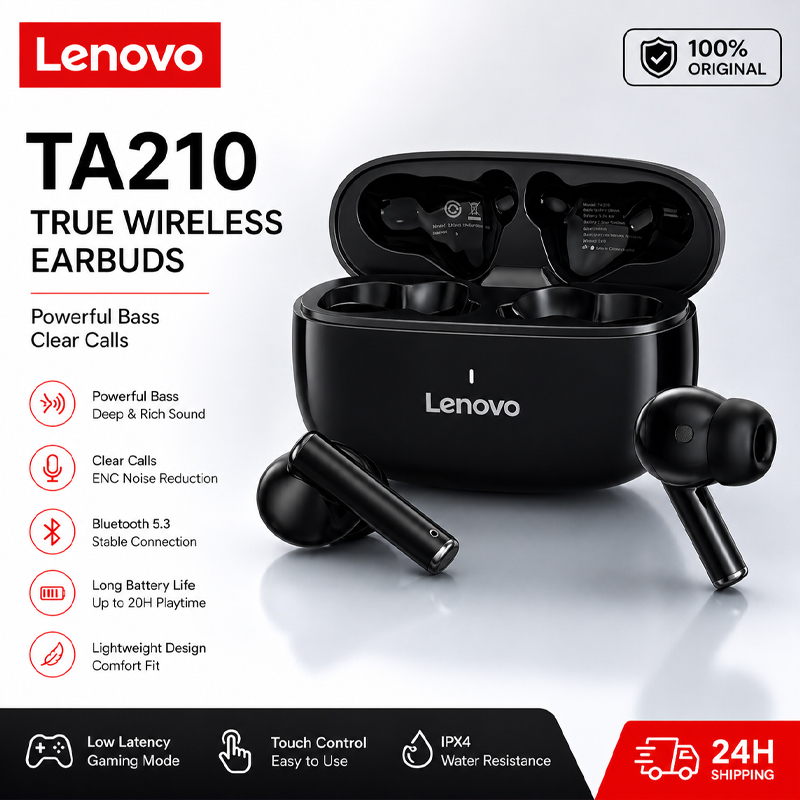 Lenovo TA210 – bezprzewodowe s – Anc Wireless Over Ear Headphones recenzja i cena